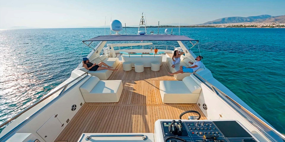 Аренда моторной яхты Falcon на Миконосе, Греция